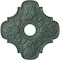 Ekena Millwork Peralta Ceiling Medallion (Fits Canopies up to 4 5/8"), 17 3/4"OD x 3 1/8"ID x 1"P, Cloud Burst CM17PECBF - alternate 1